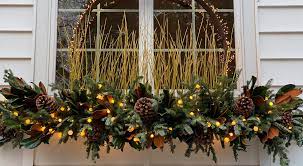 how to create a winter window box the
