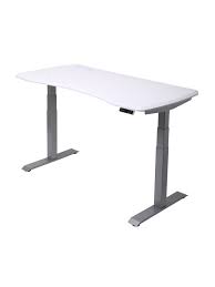 Our e7 electric standing desk converter solves that problem by allowing the keyboard tray to lower well below desk height, and the e7 is wirecutter's pick for best standing desk converter! Workpro Electric Sit Stand Desk White Office Depot
