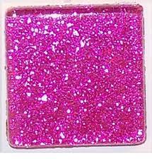 3 8 Inch 50 Tiles Hot Pink Glitter