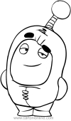 Her latest appearance was in oddbeard's curse. Oddbods Coloring Pages