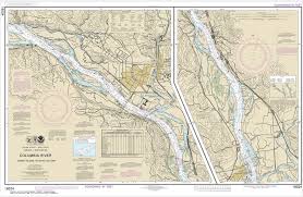 Noaa Chart Columbia River Crims Island To Saint Helens 18524