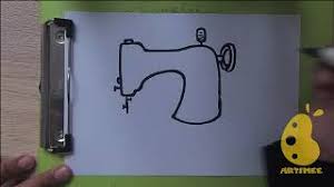 Get ideas for drawing in these. How To Draw Sewing Machine Step By Step Youtube