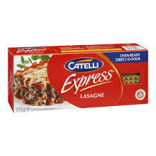 catelli oven ready express lasagne
