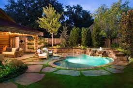 Seven backyard pool ideas that represent the cutting edge in swimming pool design. Spruce Up Your Small Backyard With A Swimming Pool 19 Design Ideas Small Backyard Pools Small Pool Design Backyard Pool Landscaping