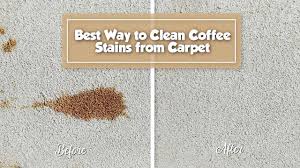 best way to remove coffee stain from