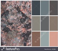 Artistic Tools Granite Color Chart Stock Image I4618984