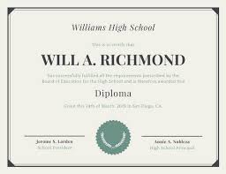 Customize 325 High School Diploma Certificate Templates Online Canva