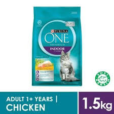 Purina One Adult Indoor Chicken 1 5kg