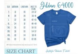 gildan size chart graphic by