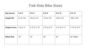 Cycles Uk Guide To Kids Bike Sizes