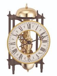 Skeleton Pendulum Table Clock