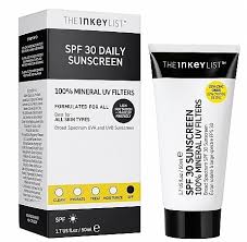 face sunscreen spf 30 the inkey list