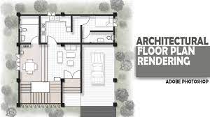 architectural floor plan rendering