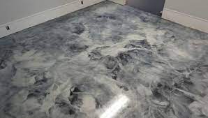 metallic epoxy floor a beautiful