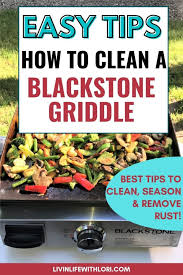 how to clean a blackstone griddle