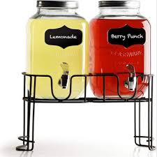 abs faucet glass juice beverage jars