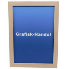 Frame With Non Reflective Glass For