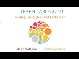 Tableau 10 Vol 3 Folders Hierarchies And Drill Down