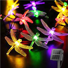 Led Solar Dragonfly Lights String