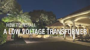 How To Install A Transformer For Low Voltage Landscape Lighting Youtube