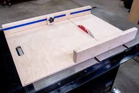 To make the base of the sled, place your runners in the miter slots on your table saw, and make sure to place something in both of your slots to raise the runners above the height of the table. How To Make A Table Saw Sled Free Plans Fixthisbuildthat Table Saw Sled Diy Table Saw Woodworking Table Saw