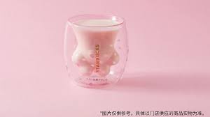2020 starbucks sakura 6oz pink cat cat's paw/tail double wall glass mug cup. Starbucks Cat Paw Cup Sets Off Violent Craze In China