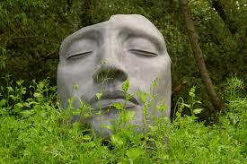 art stone garden sculpture
