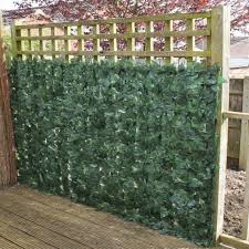 artificial ivy leaf hedging screen 3m x