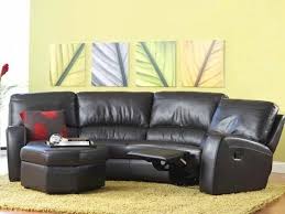 curved reclining sofa foter