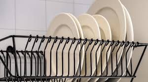 easily clean your dish drying rack