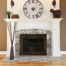 Funlife Natural Stone Fireplace Wall