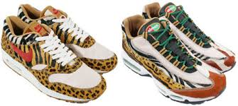 Originally released over 10 years ago, this iconic collaboration with japanese sneaker boutique atmos unleashes another nike's most recognizable icon air max. Cool Nike High Tops For Boys Foot Locker Shoes 95 Safari Animal Pack Gov
