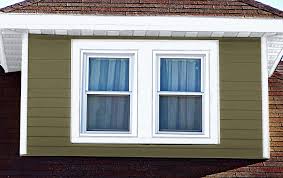White Replacement Windows And House
