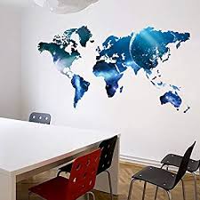 Gorgeous vintage map of dublin published in 1797. World Map Wall Sticker For Kids Rooms Decals Home Decor Decoration Buy Online At Best Price In Uae Amazon Ae