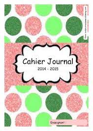 page de garde - cahier journal | Cahier journal, Pages de garde cahiers,  Cahier