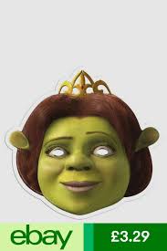After his swamp is filled with magical creatures. Princess Fiona From Shrek Single Card Party Fun Face Mask Cameron Diaz Princess Fiona Party Face Masks Shrek