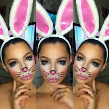 halloween 2016 cute bunny makeup