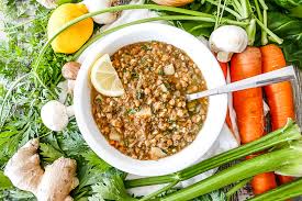 lentil rice soup instant pot wfpb