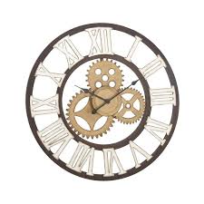 30 Industrial Gear Iron Wall Clock