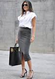 what-tops-go-best-with-pencil-skirts