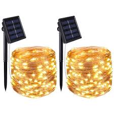 criacr solar string lights 100 led 2