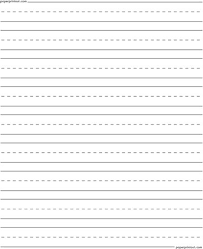 Shapes First Grade Lined Writing Paper Template