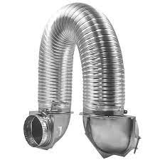 When hooking up a dryer that has a wall vent near the dryer discharge vent, you may require a special dryer vent connector called an offset dryer vent. Builder S Best Indoor Hook Up Dryer Vent Kit In The Dryer Vent Kits Department At Lowes Com