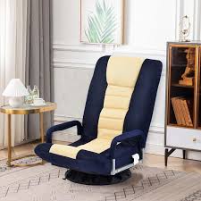 blue gaming chair adjule folding