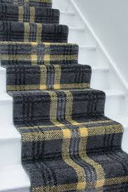 yellow tartan carpet runner rug plaid