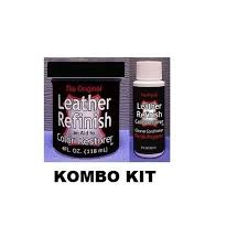Leather Refinish Color Restorer Dye Cleaner Preparer Combo Kit