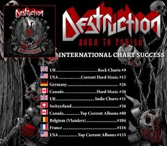 Destructions Born To Perish Album Enters Charts Worldwide