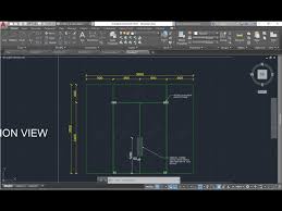 To Draw Frameless Glass Door In Autocad