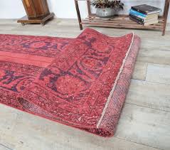 red patchwork runner