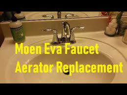 Moen Eva 6410 Faucet Aerator Upgrade